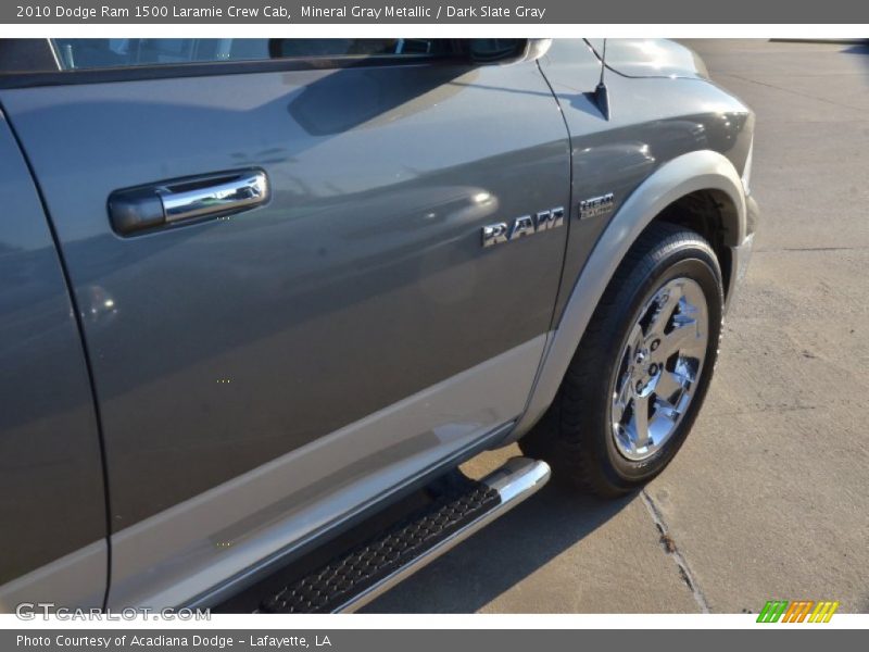 Mineral Gray Metallic / Dark Slate Gray 2010 Dodge Ram 1500 Laramie Crew Cab