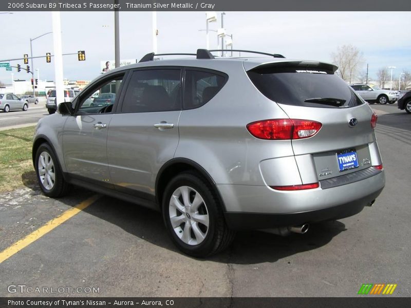 Titanium Silver Metallic / Gray 2006 Subaru B9 Tribeca 5 Passenger