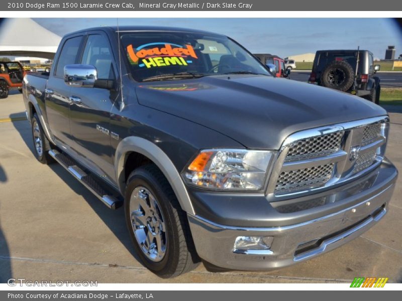 Mineral Gray Metallic / Dark Slate Gray 2010 Dodge Ram 1500 Laramie Crew Cab