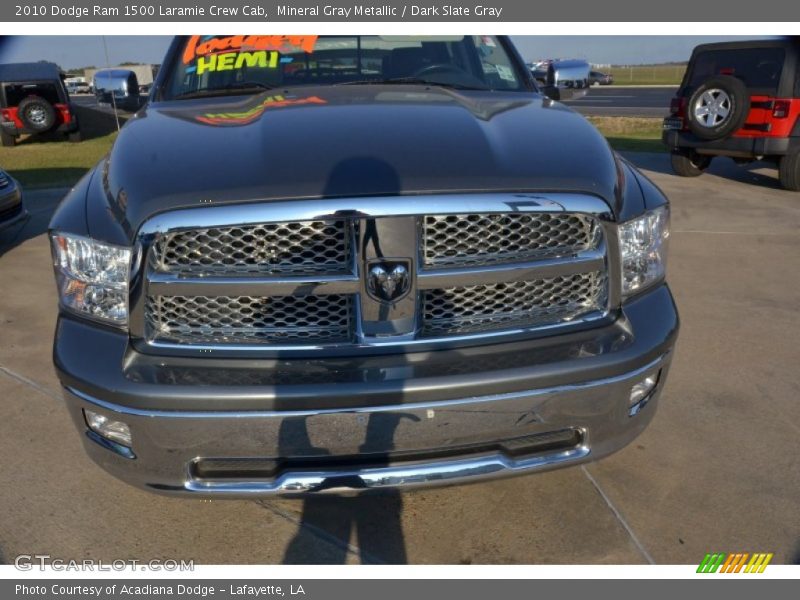 Mineral Gray Metallic / Dark Slate Gray 2010 Dodge Ram 1500 Laramie Crew Cab