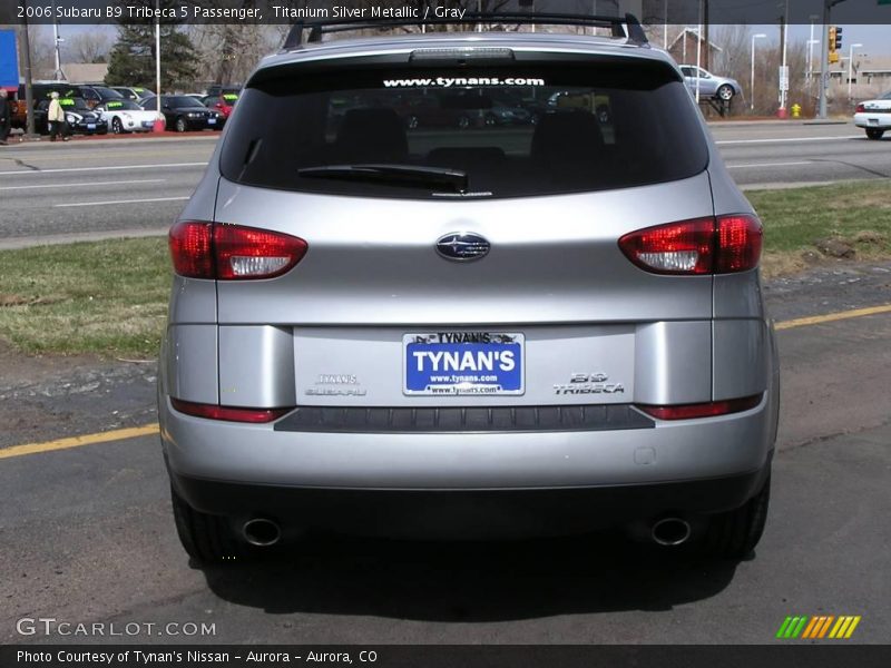 Titanium Silver Metallic / Gray 2006 Subaru B9 Tribeca 5 Passenger