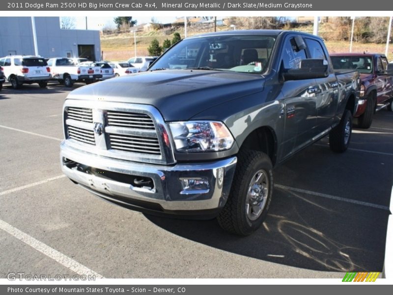 Mineral Gray Metallic / Dark Slate/Medium Graystone 2011 Dodge Ram 2500 HD Big Horn Crew Cab 4x4