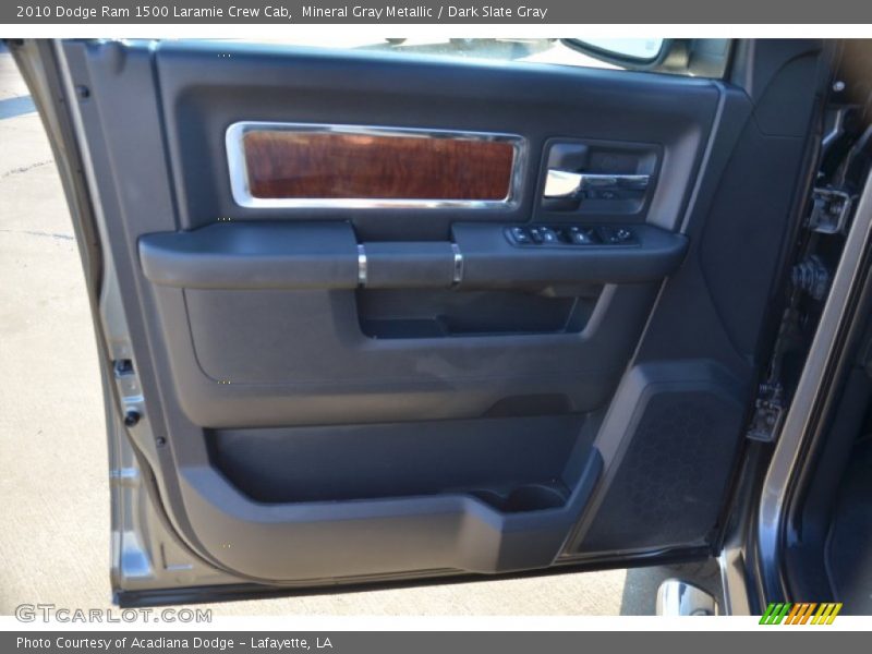 Mineral Gray Metallic / Dark Slate Gray 2010 Dodge Ram 1500 Laramie Crew Cab