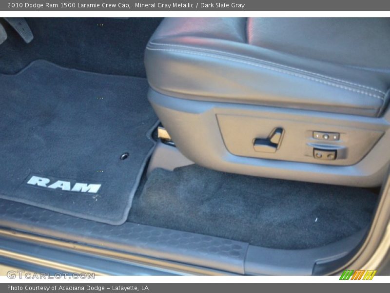 Mineral Gray Metallic / Dark Slate Gray 2010 Dodge Ram 1500 Laramie Crew Cab