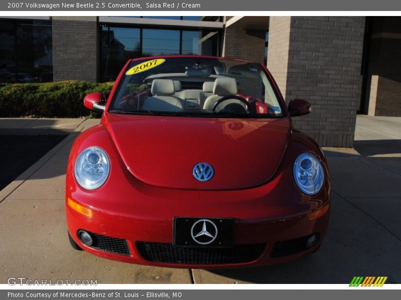 Salsa Red / Cream 2007 Volkswagen New Beetle 2.5 Convertible