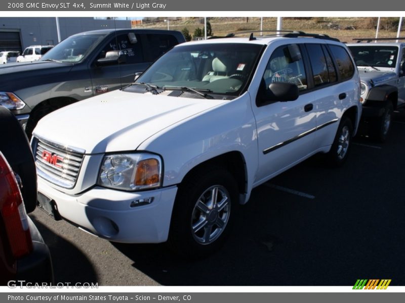 Summit White / Light Gray 2008 GMC Envoy SLT 4x4