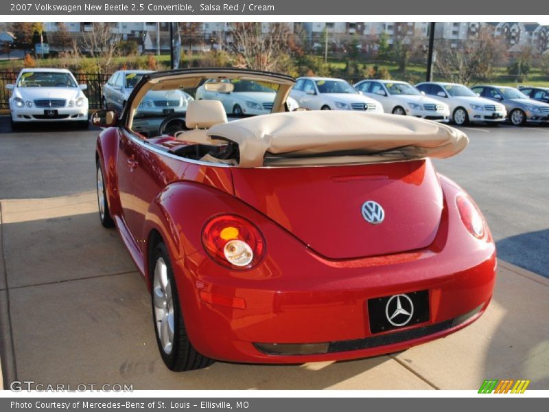 Salsa Red / Cream 2007 Volkswagen New Beetle 2.5 Convertible