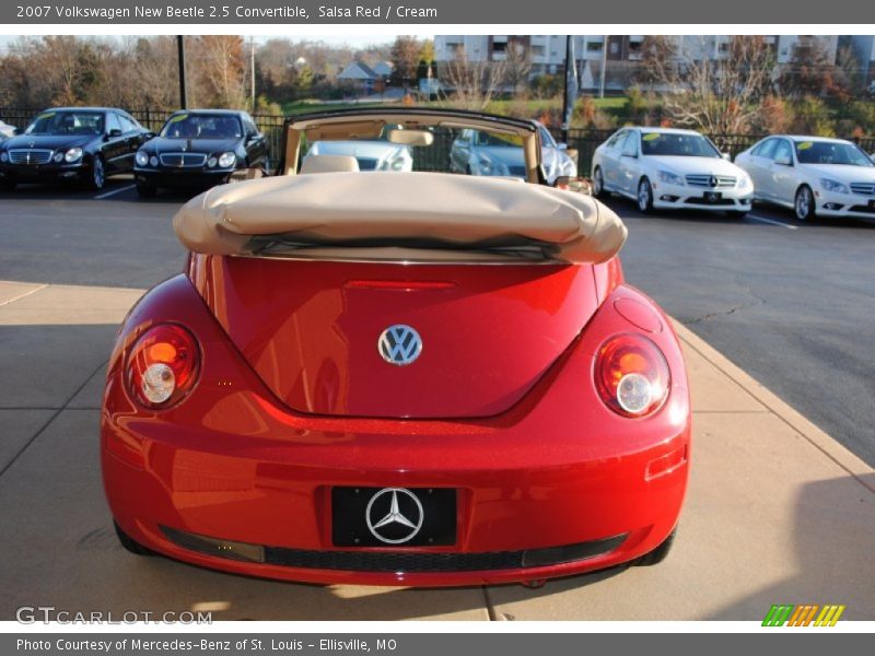 Salsa Red / Cream 2007 Volkswagen New Beetle 2.5 Convertible