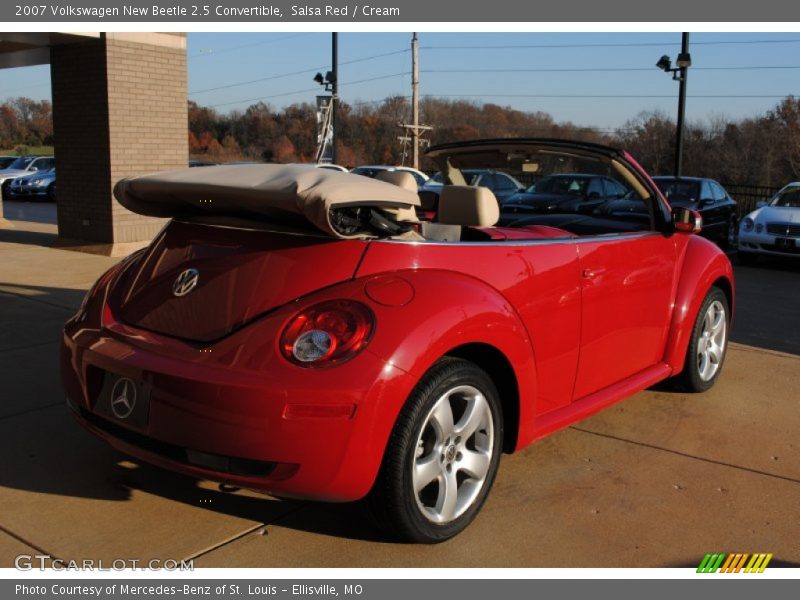 Salsa Red / Cream 2007 Volkswagen New Beetle 2.5 Convertible