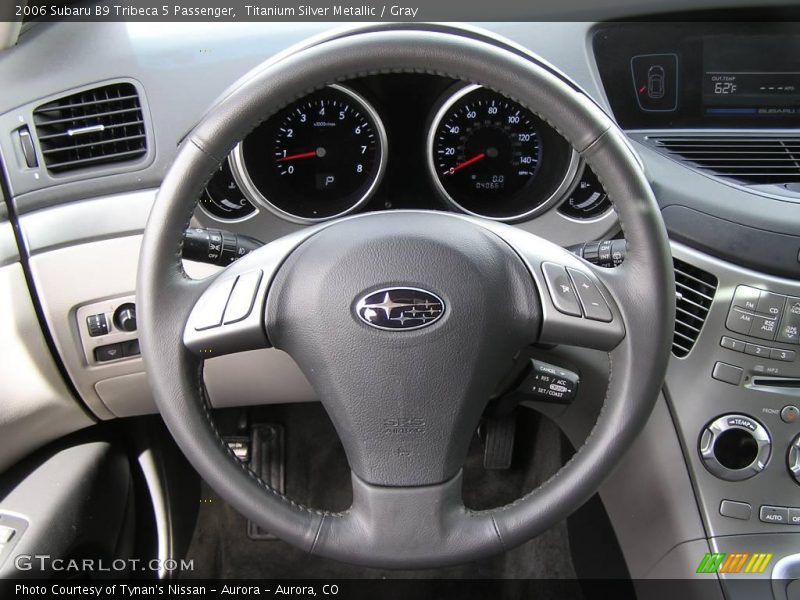 Titanium Silver Metallic / Gray 2006 Subaru B9 Tribeca 5 Passenger