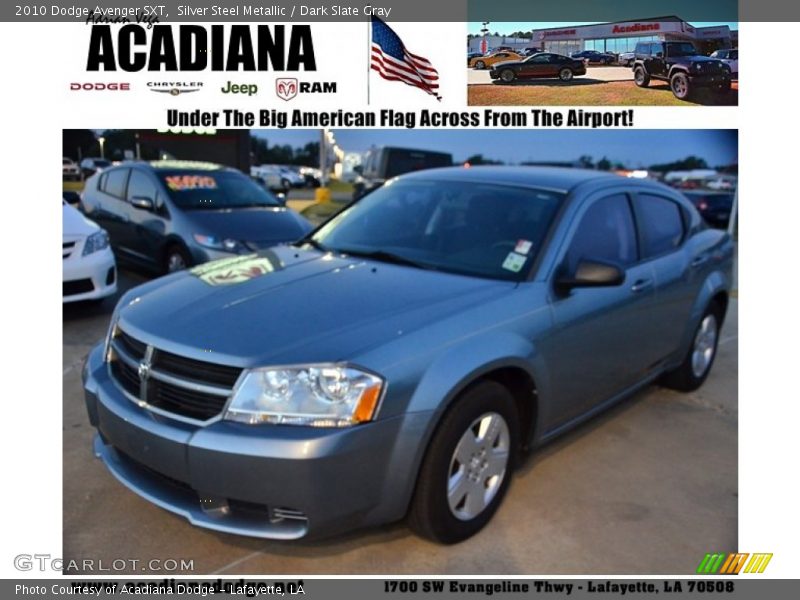 Silver Steel Metallic / Dark Slate Gray 2010 Dodge Avenger SXT