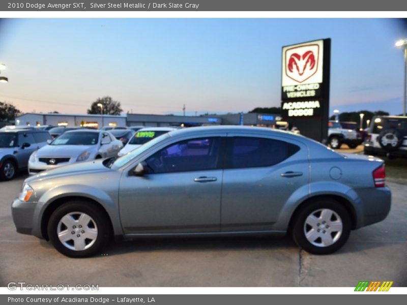 Silver Steel Metallic / Dark Slate Gray 2010 Dodge Avenger SXT