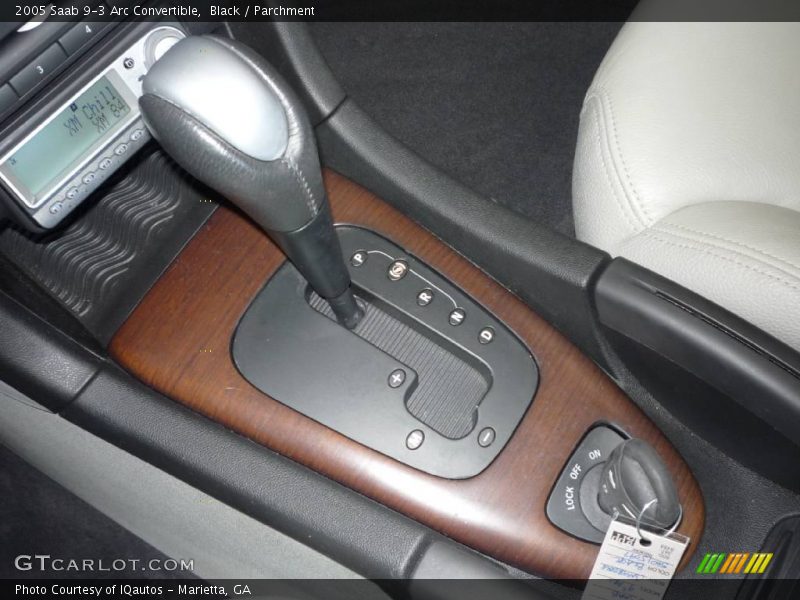 Black / Parchment 2005 Saab 9-3 Arc Convertible