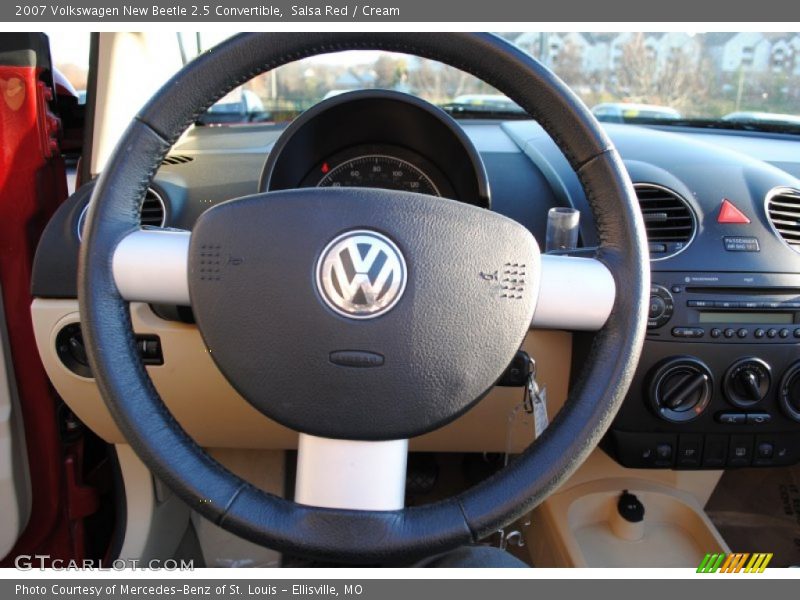 Salsa Red / Cream 2007 Volkswagen New Beetle 2.5 Convertible