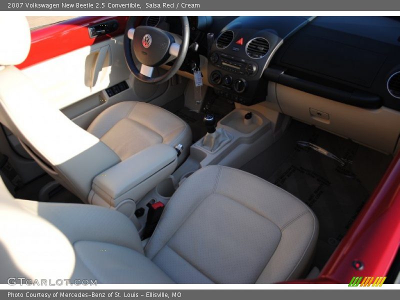 Salsa Red / Cream 2007 Volkswagen New Beetle 2.5 Convertible