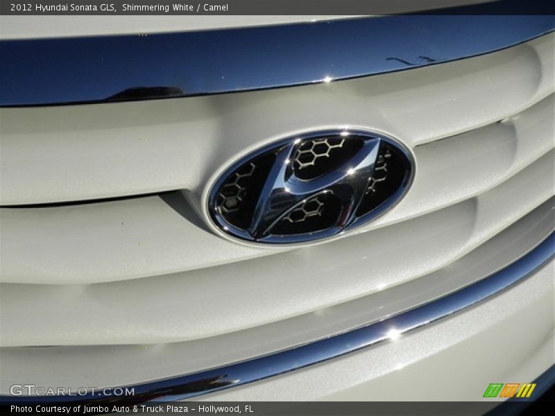 Shimmering White / Camel 2012 Hyundai Sonata GLS