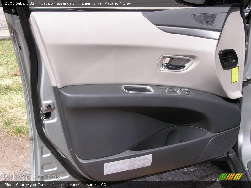Titanium Silver Metallic / Gray 2006 Subaru B9 Tribeca 5 Passenger