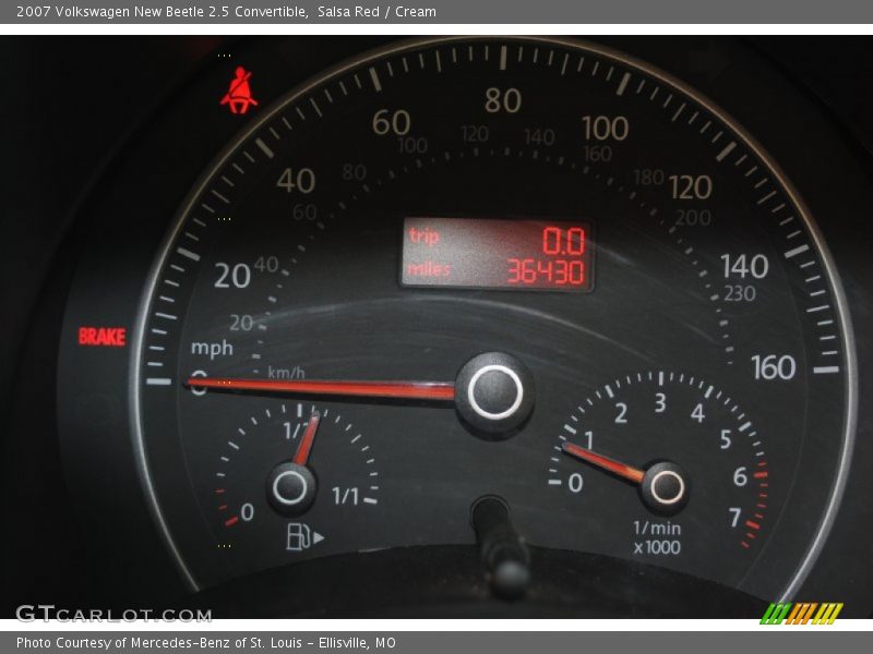 Salsa Red / Cream 2007 Volkswagen New Beetle 2.5 Convertible