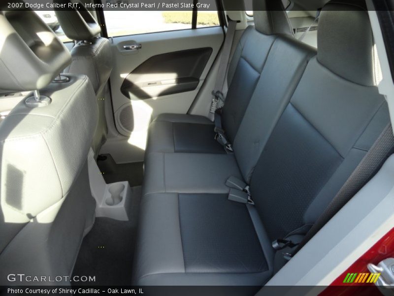 Inferno Red Crystal Pearl / Pastel Slate Gray 2007 Dodge Caliber R/T