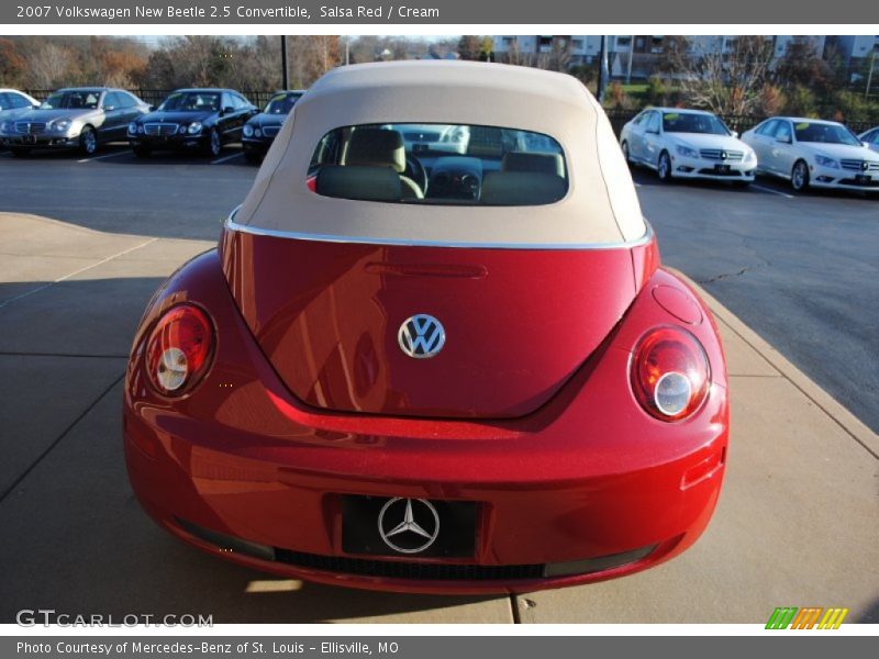 Salsa Red / Cream 2007 Volkswagen New Beetle 2.5 Convertible