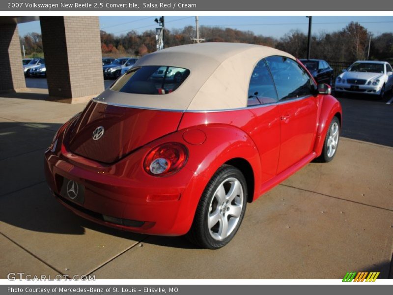 Salsa Red / Cream 2007 Volkswagen New Beetle 2.5 Convertible