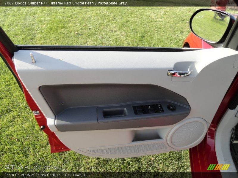 Inferno Red Crystal Pearl / Pastel Slate Gray 2007 Dodge Caliber R/T