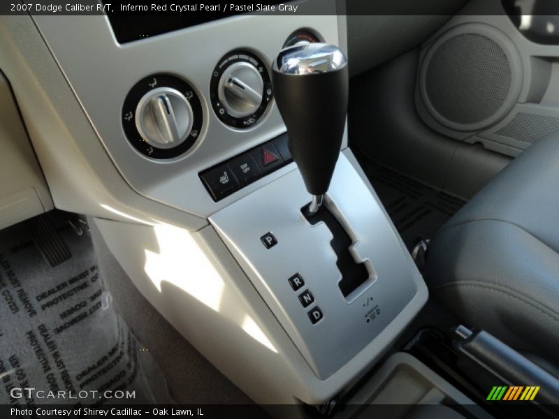 Inferno Red Crystal Pearl / Pastel Slate Gray 2007 Dodge Caliber R/T