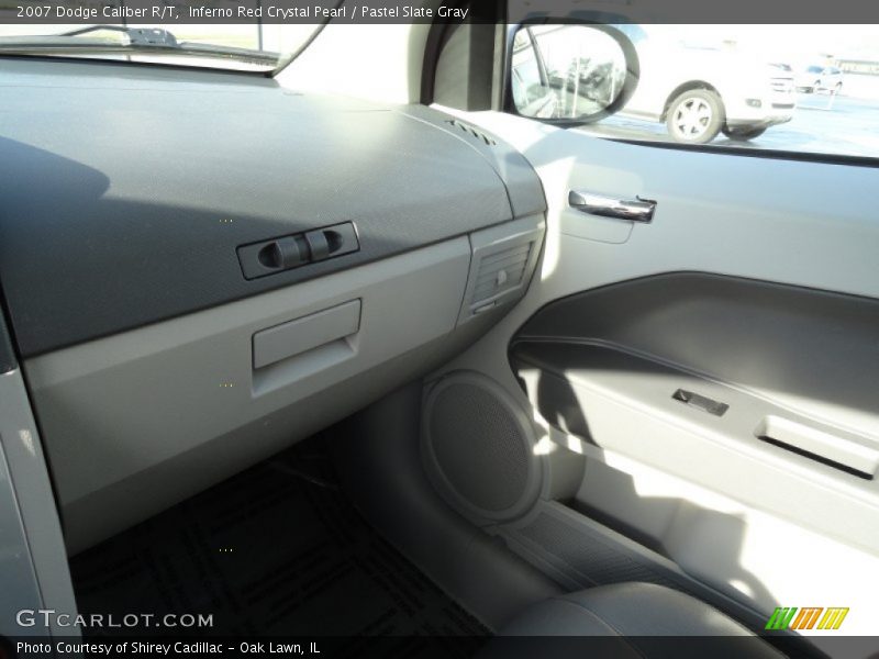 Inferno Red Crystal Pearl / Pastel Slate Gray 2007 Dodge Caliber R/T