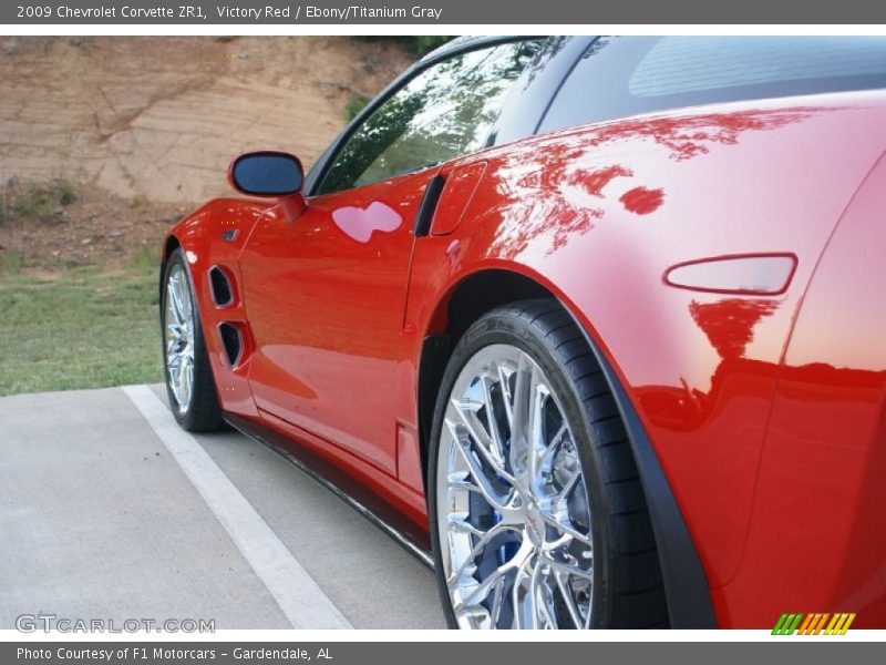 Victory Red / Ebony/Titanium Gray 2009 Chevrolet Corvette ZR1