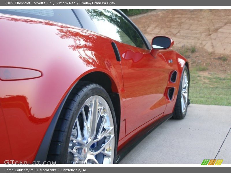 Victory Red / Ebony/Titanium Gray 2009 Chevrolet Corvette ZR1