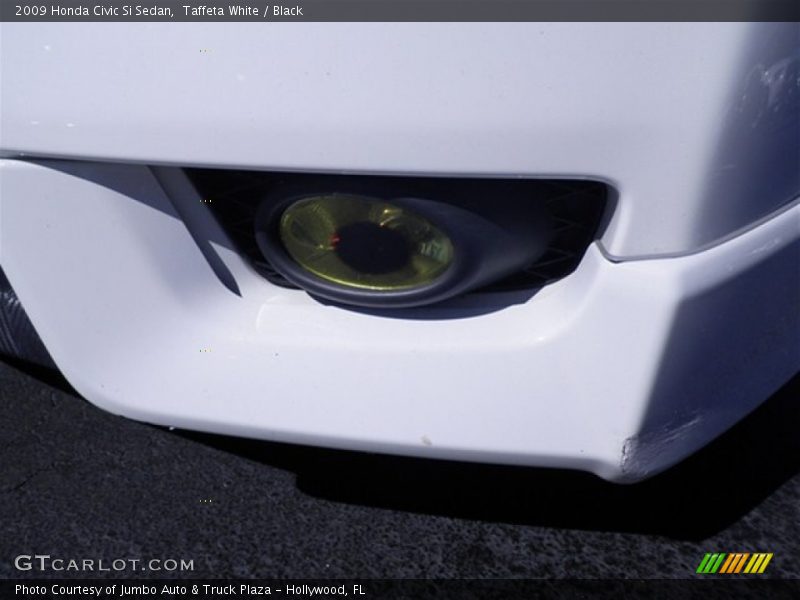 Taffeta White / Black 2009 Honda Civic Si Sedan