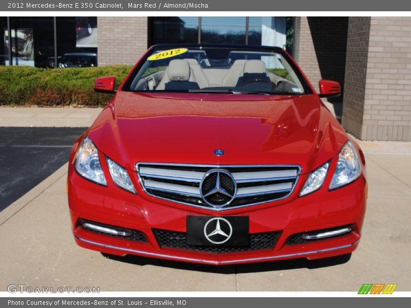 Mars Red / Almond/Mocha 2012 Mercedes-Benz E 350 Cabriolet