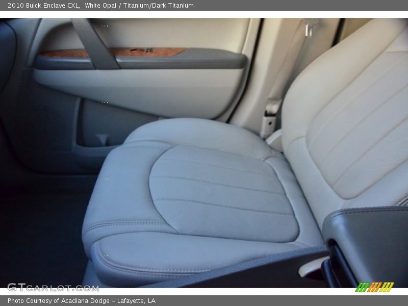 White Opal / Titanium/Dark Titanium 2010 Buick Enclave CXL