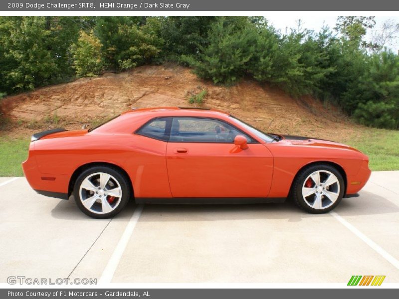 HEMI Orange / Dark Slate Gray 2009 Dodge Challenger SRT8