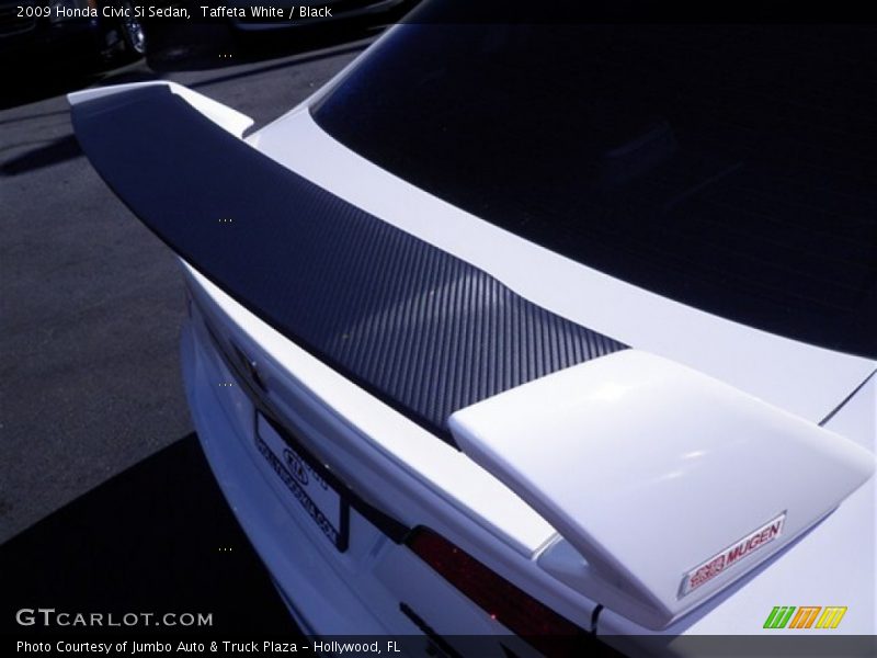 Taffeta White / Black 2009 Honda Civic Si Sedan