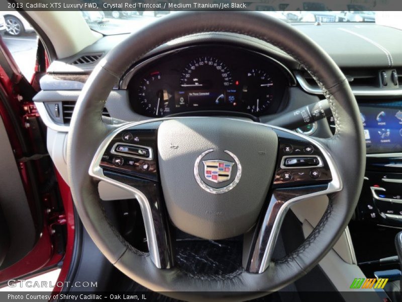 Crystal Red Tintcoat / Medium Titanium/Jet Black 2013 Cadillac XTS Luxury FWD