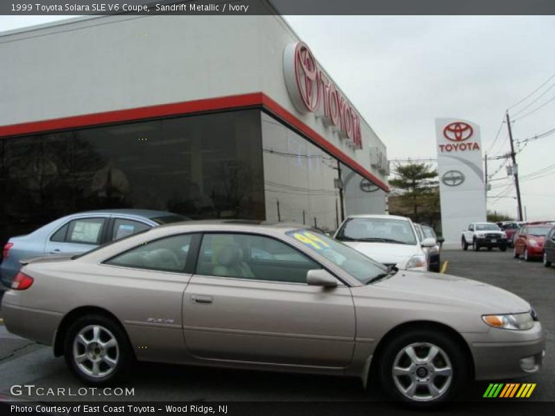 Sandrift Metallic / Ivory 1999 Toyota Solara SLE V6 Coupe