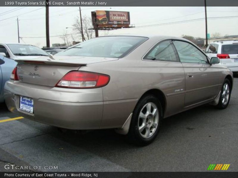 Sandrift Metallic / Ivory 1999 Toyota Solara SLE V6 Coupe