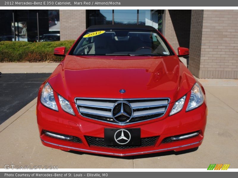 Mars Red / Almond/Mocha 2012 Mercedes-Benz E 350 Cabriolet