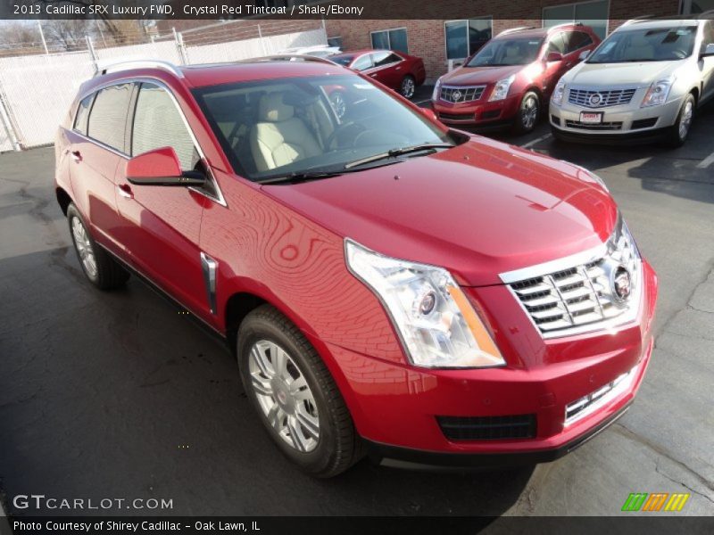 Crystal Red Tintcoat / Shale/Ebony 2013 Cadillac SRX Luxury FWD