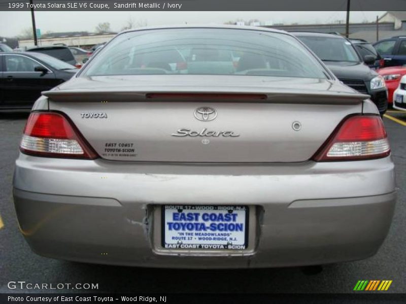 Sandrift Metallic / Ivory 1999 Toyota Solara SLE V6 Coupe
