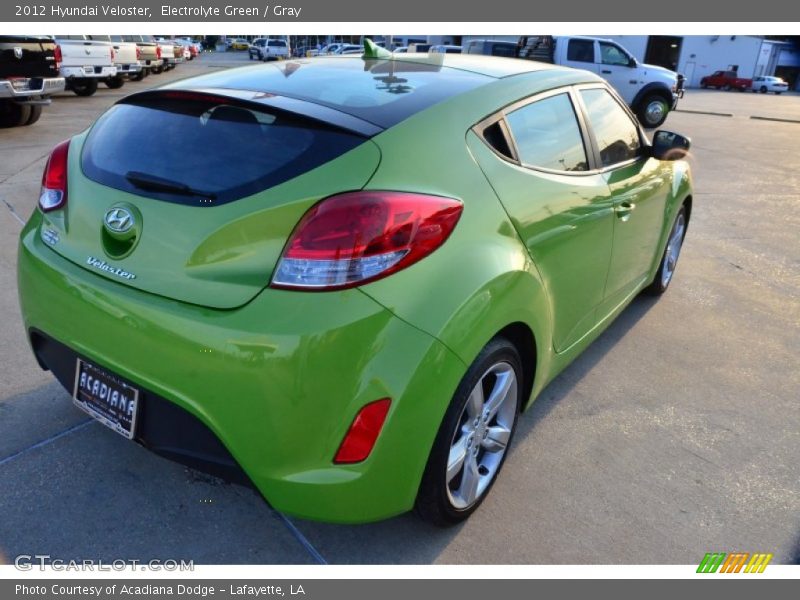 Electrolyte Green / Gray 2012 Hyundai Veloster