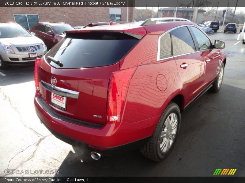 Crystal Red Tintcoat / Shale/Ebony 2013 Cadillac SRX Luxury FWD