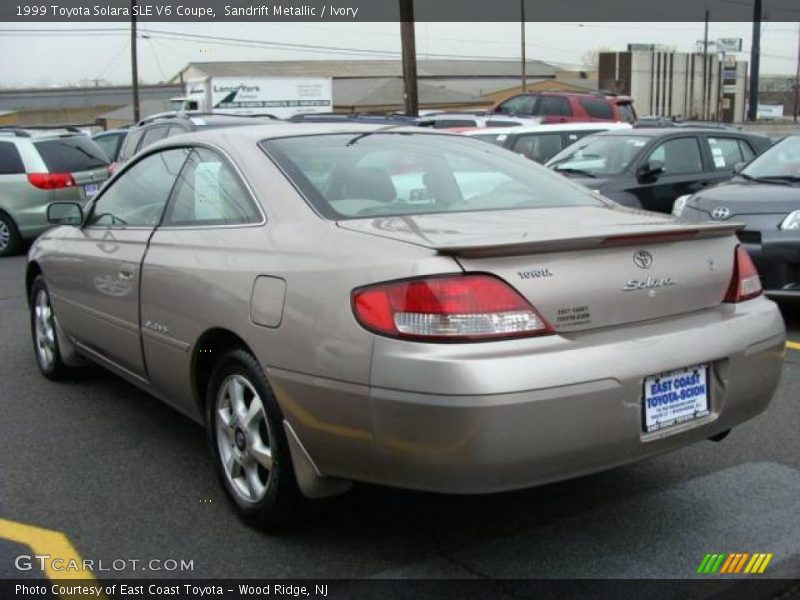 Sandrift Metallic / Ivory 1999 Toyota Solara SLE V6 Coupe
