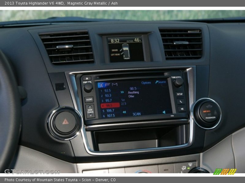Magnetic Gray Metallic / Ash 2013 Toyota Highlander V6 4WD