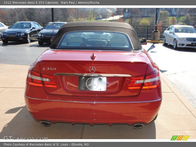 Mars Red / Almond/Mocha 2012 Mercedes-Benz E 350 Cabriolet