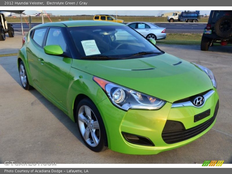 Front 3/4 View of 2012 Veloster 
