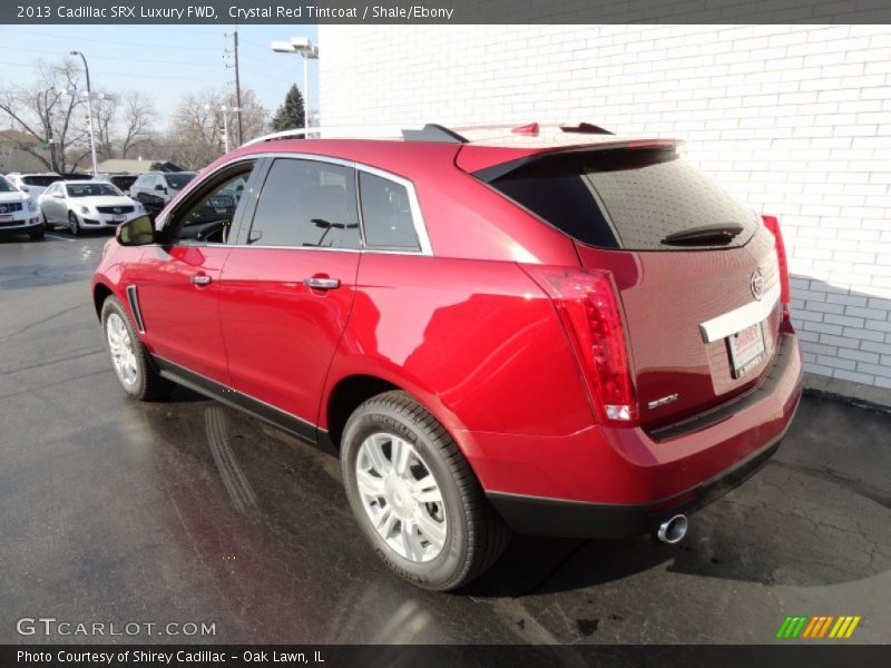 Crystal Red Tintcoat / Shale/Ebony 2013 Cadillac SRX Luxury FWD