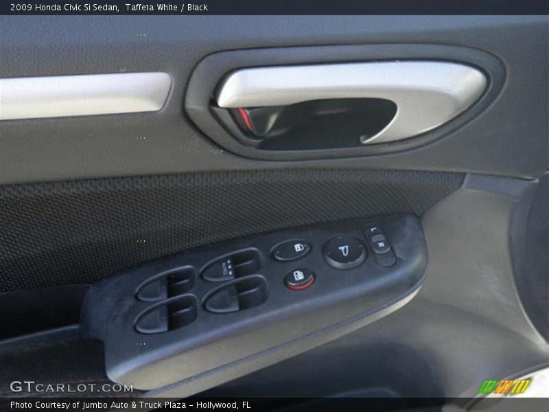 Taffeta White / Black 2009 Honda Civic Si Sedan