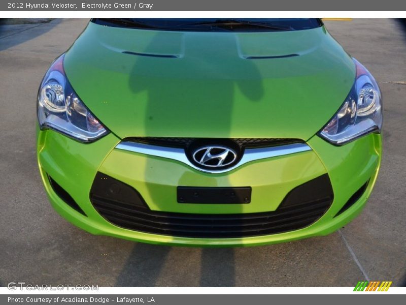 Electrolyte Green / Gray 2012 Hyundai Veloster